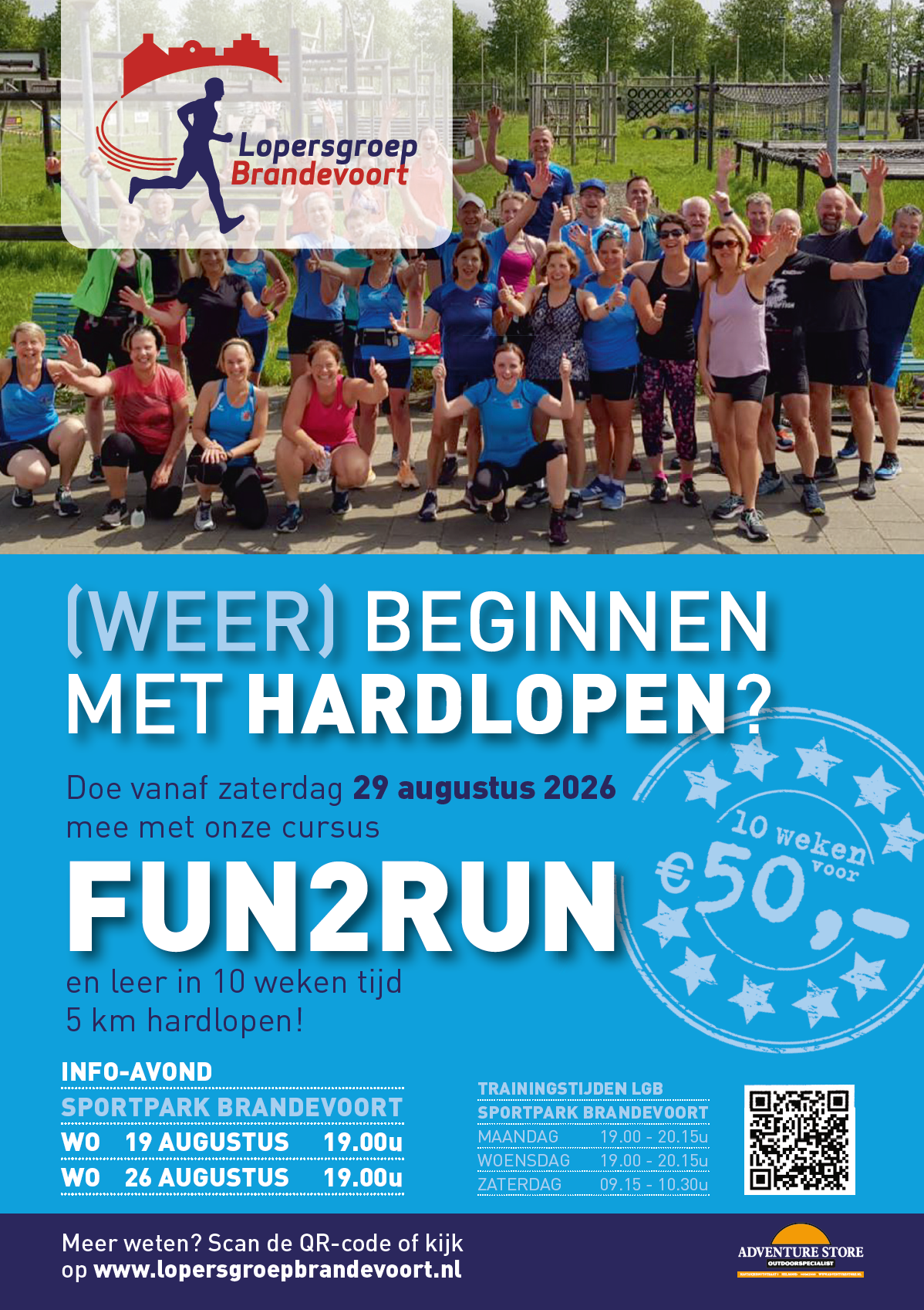 Fun2Run_flyer_A5_najaar_2026 Weer beginnen met hardlopen?
